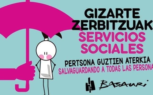 El paraguas de los Servicios Sociales de Basauri ofrece cobijo a familias en riesgo de desprotección o de exclusión social / Ayuntamiento de Basauri El paraguas de los Servicios Sociales de Basauri ofrece cobijo a familias en riesgo de desprotección o de exclusión social