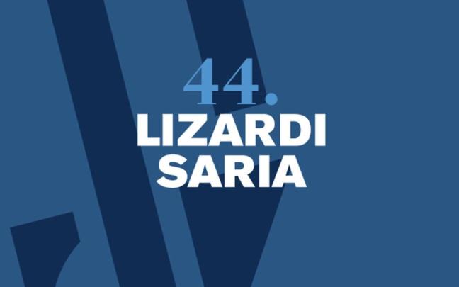 Cartel de la edición número 44 del certamen Lizardi Saria de Zarautz.