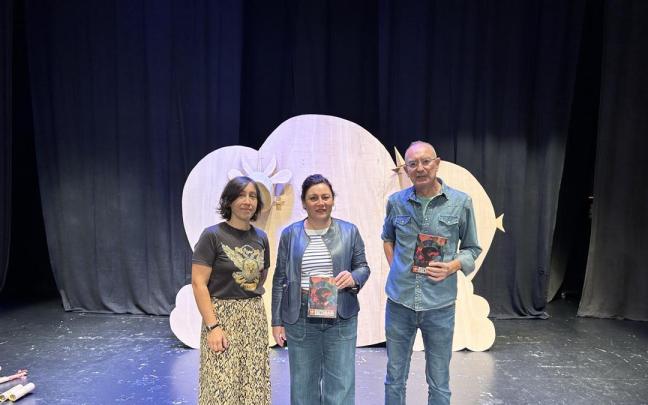 Sonia Cabeza, Ainhoa Salterain e Iñaki Egiluz