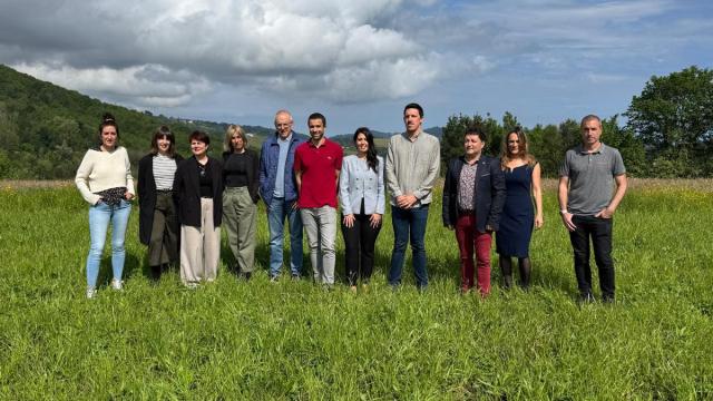 Presentación de la marca Kosta Berdea de Urola Kosta este miércoles en Aia. / N.G. Presentación de la marca Kosta Berdea de Urola Kosta este miércoles en Aia.