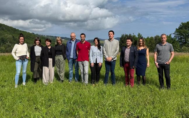 Presentación de la marca Kosta Berdea de Urola Kosta este miércoles en Aia. / N.G. Presentación de la marca Kosta Berdea de Urola Kosta este miércoles en Aia.