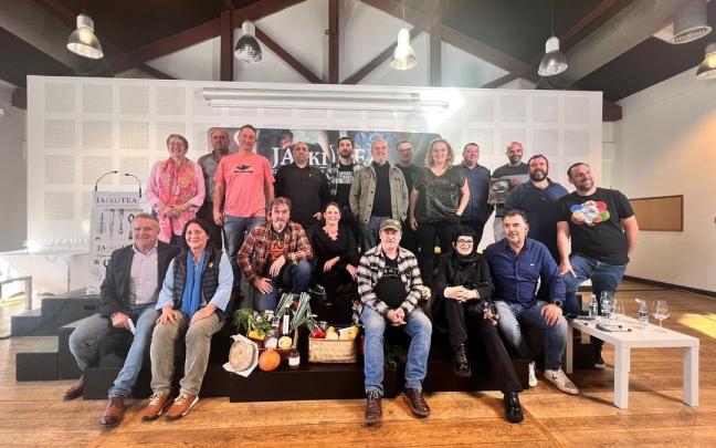 Participantes en el I Congreso de Cocina Vasca Tradicional.