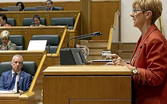 La consejera de Desarrollo Económico, Sostenibilidad y Medio Ambiente, Arantxa Tapia. La consejera de Desarrollo Económico, Sostenibilidad y Medio Ambiente, Arantxa Tapia.