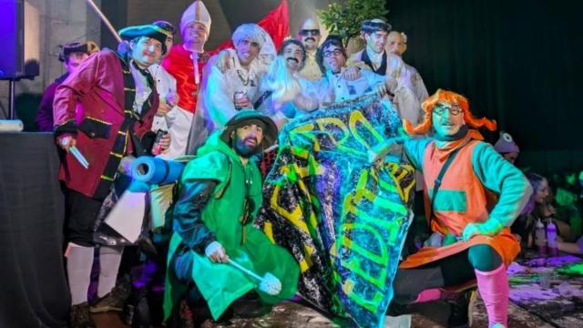 La cuadrilla que utilizó la figura de San Ignacio se hizo con el primer premio en el concurso de disfraces.