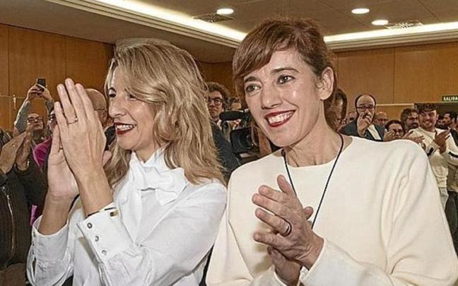 Yolanda Díaz arropa a Marta Lois como candidata a la Xunta. | FOTO: E. P. Yolanda Díaz arropa a Marta Lois como candidata a la Xunta. | FOTO: E. P.