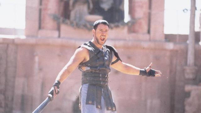 Russell Crowe, en 'Gladiator', de Ridley Scott.