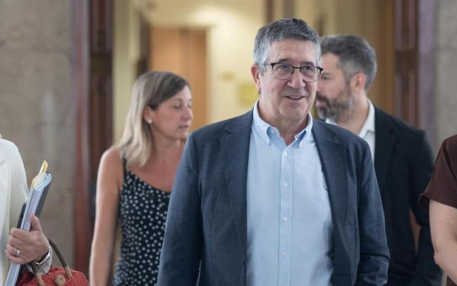 El portavoz del PSOE en el Congreso, Patxi López