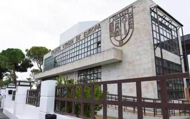 El colegio privado Virgen de Europa. El colegio privado Virgen de Europa.