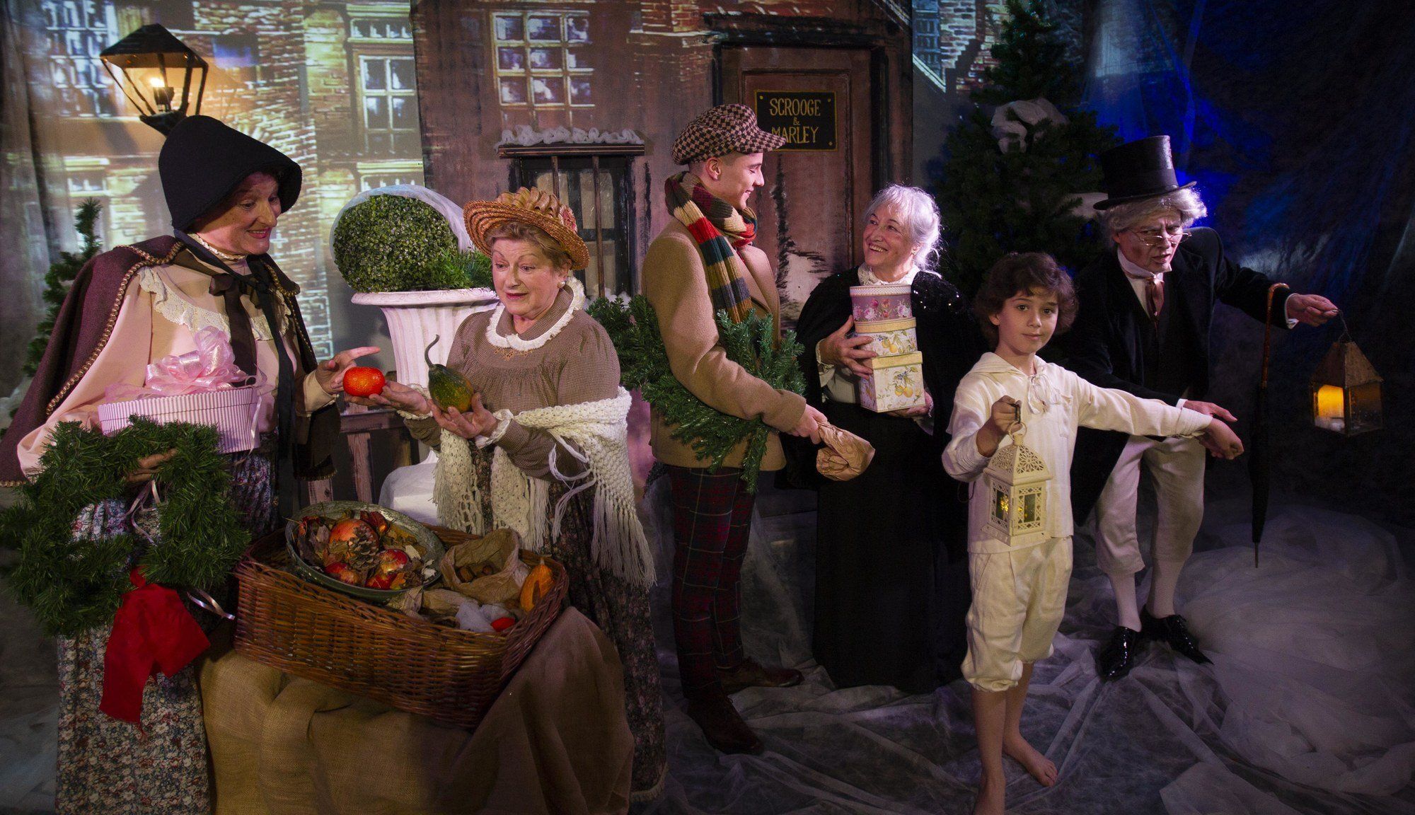 Una imagen de archivo de una obra de teatro de Navidad en Vitoria.