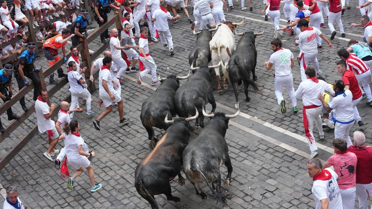 En imágenes: el séptimo encierro de Sanfermines 2026