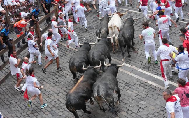 En imágenes: el séptimo encierro de Sanfermines 2026