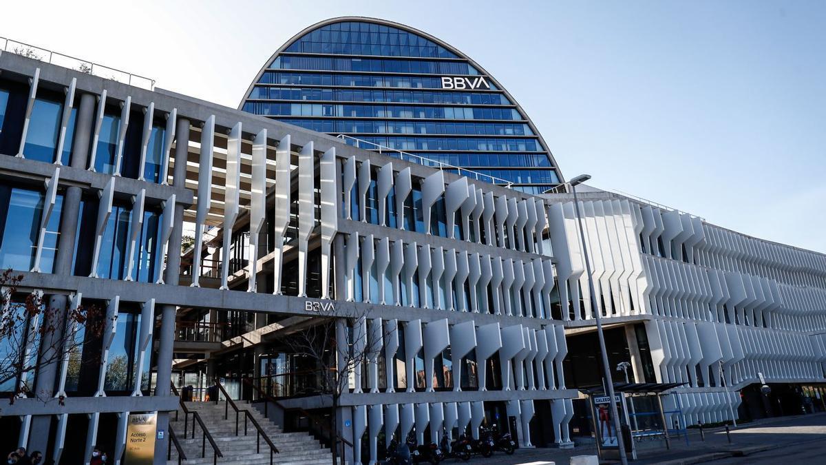 La Ciudad BBVA, la sede que el banco vasco tiene en Madrid.