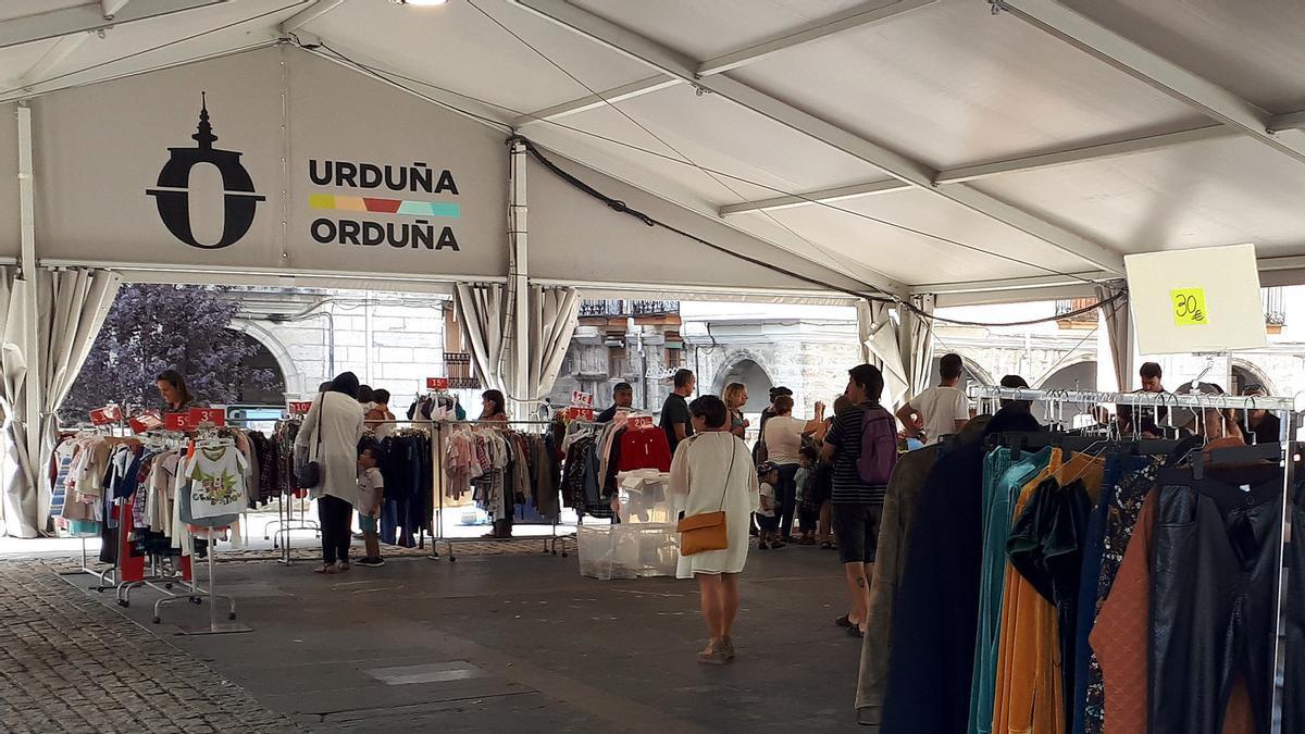 Imagen de una edición anterior de la Feria del Comercio de Orduña