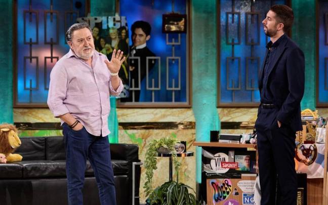 Mariano Peña junto a David Broncano en 'La Revuelta'