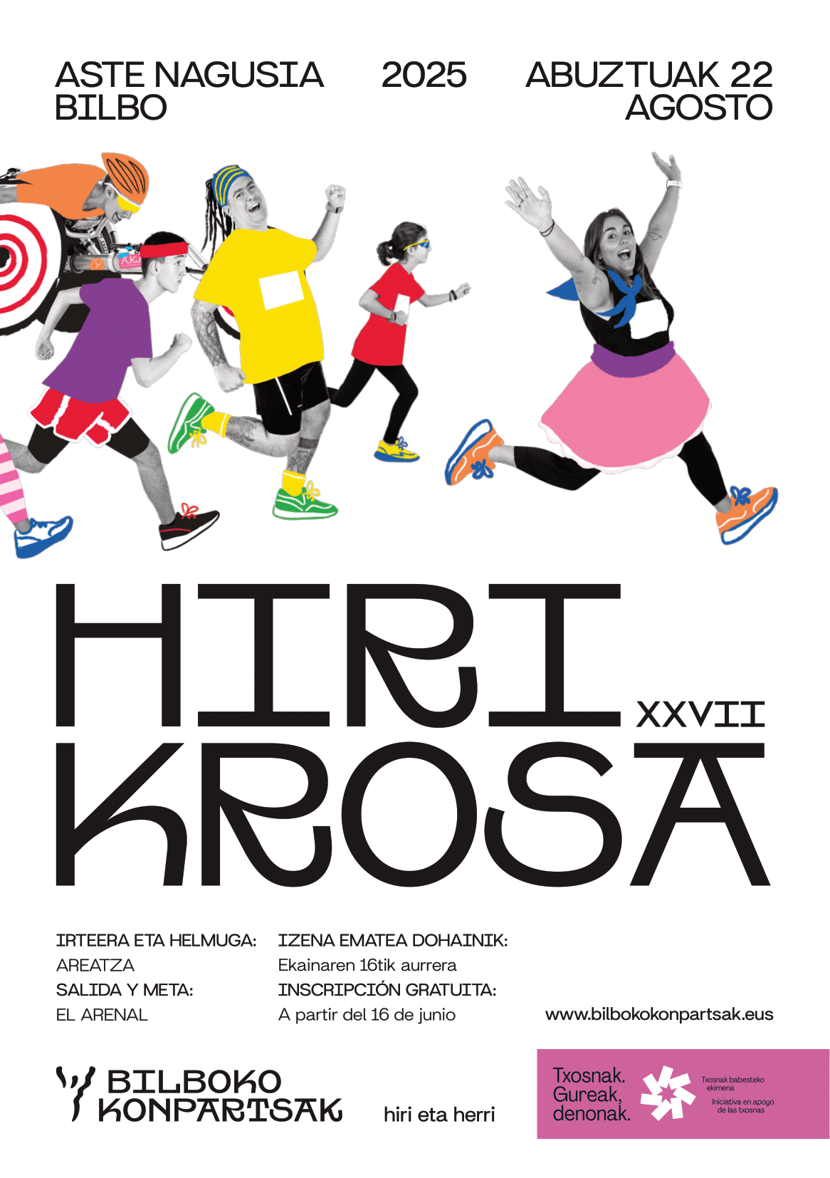 XXVIIª Hiri Krosa este viernes