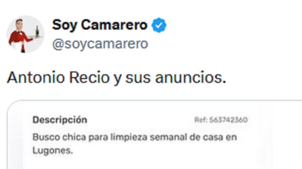 El comienzo del post.