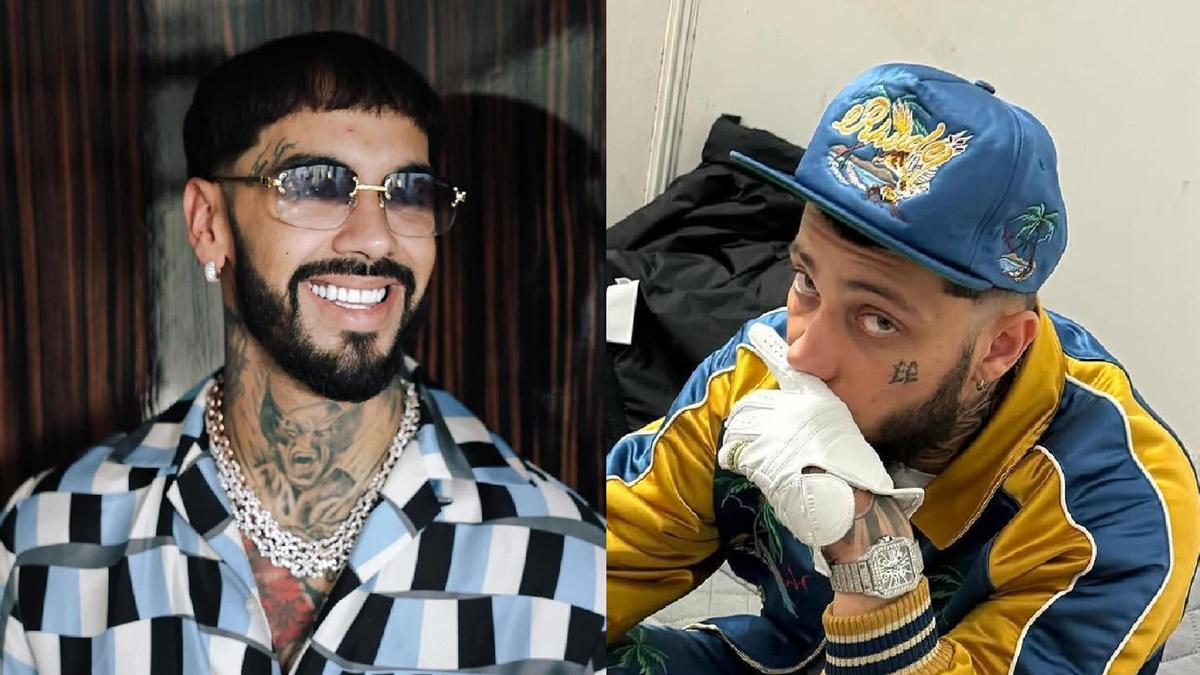 La Policía Nacional tuvo que intervenir para evitar problemas mayores entre los equipos de Anuel AA y JC Reyes.