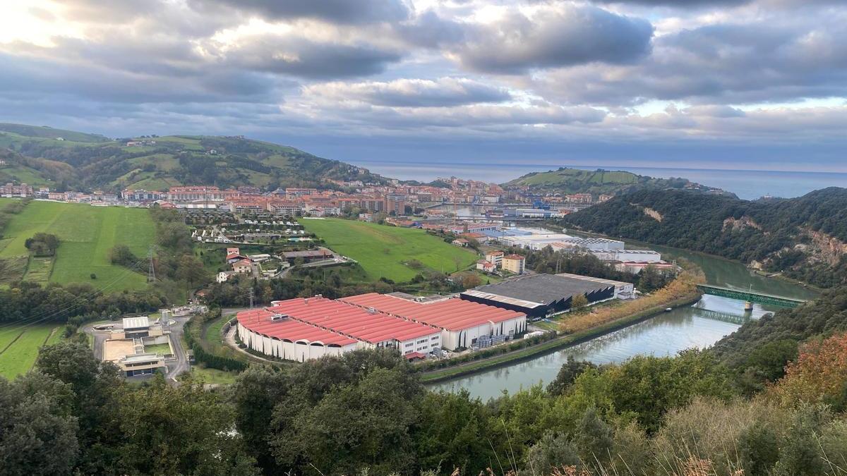 Vista de Zumaia desde Artadi.