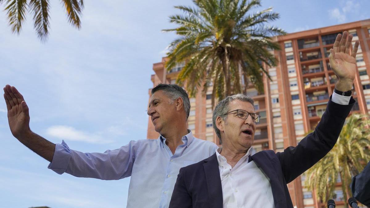 Alberto Núñez Feijóo se ha referido al rifi-rafe con Milei en un acto de campaña en Badalona.