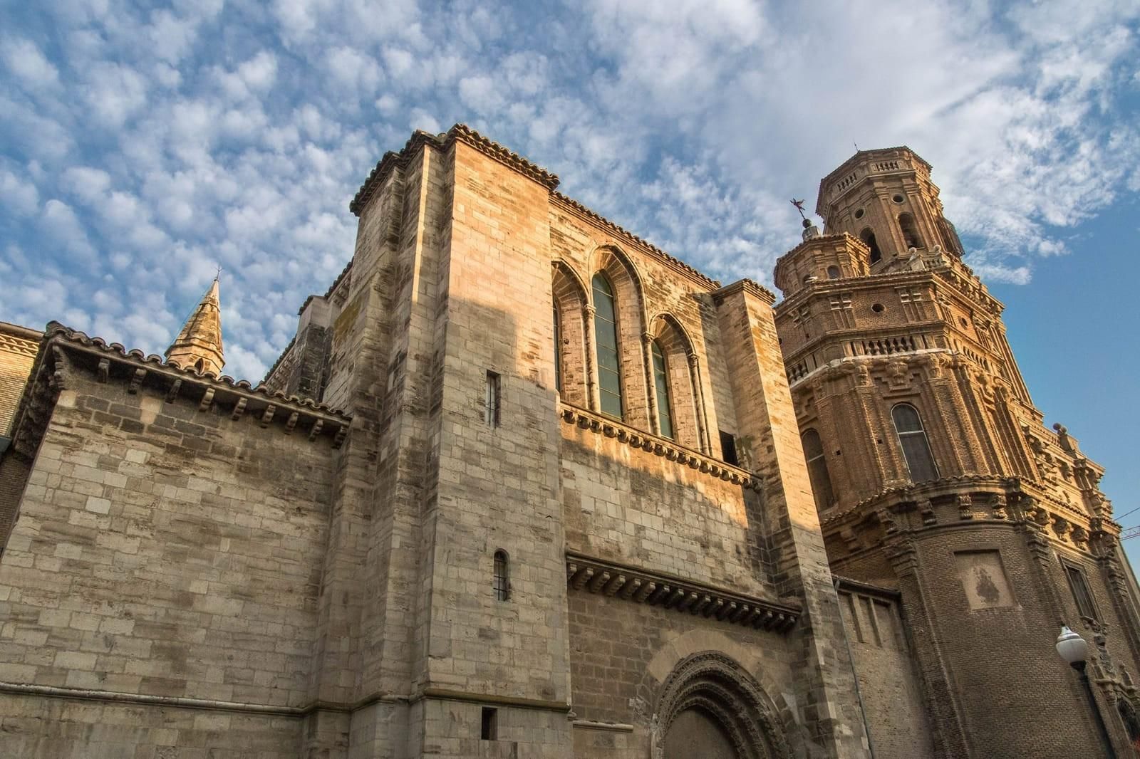 Vista de la Catedral de Tudela.
