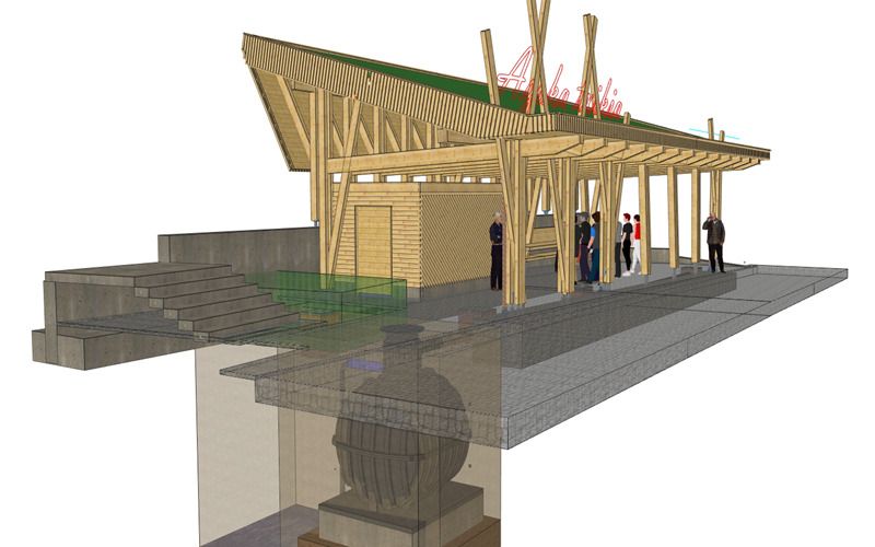 Otra vista de la infraestructura