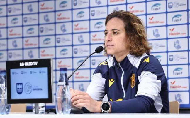 Natalia Arroyo, entrenadora de la Real. / N.G.