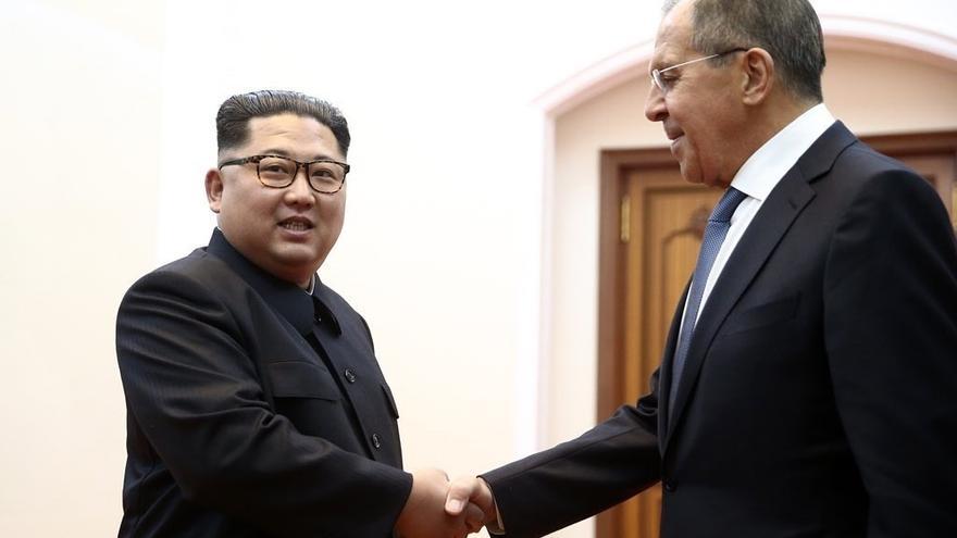 Lavrov se reúne con Kim Jong Un.