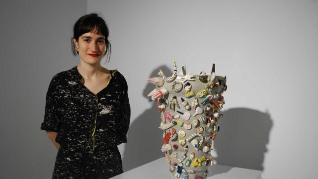 Raisa Álava en una muestra anterior.