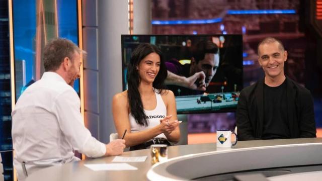 Pablo Motos, Begoña Vargas y Pedro Alonso en 'El Hormiguero'