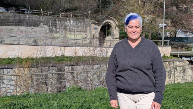 La concejala del PNV de Eskoriatza, Maite Uribe.