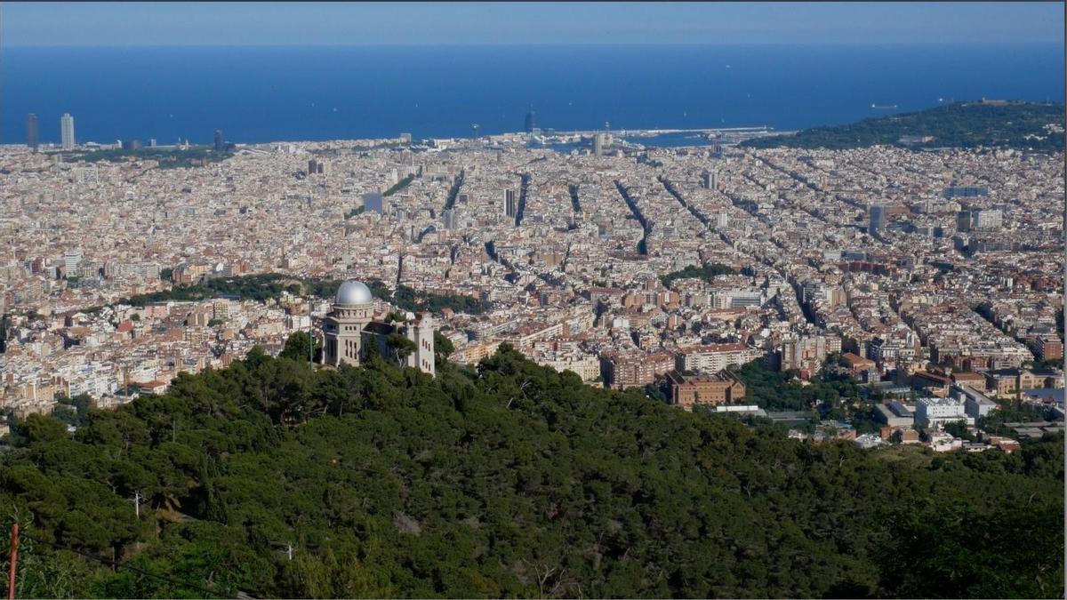 Vista aérea de Barcelona