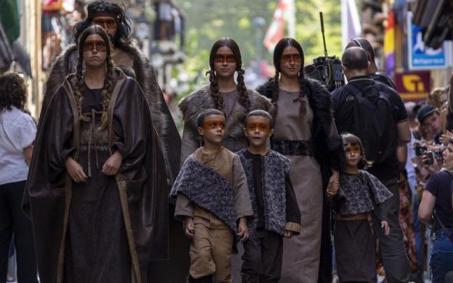 Desembarco de Elkano celebrado en Getaria en 2022.