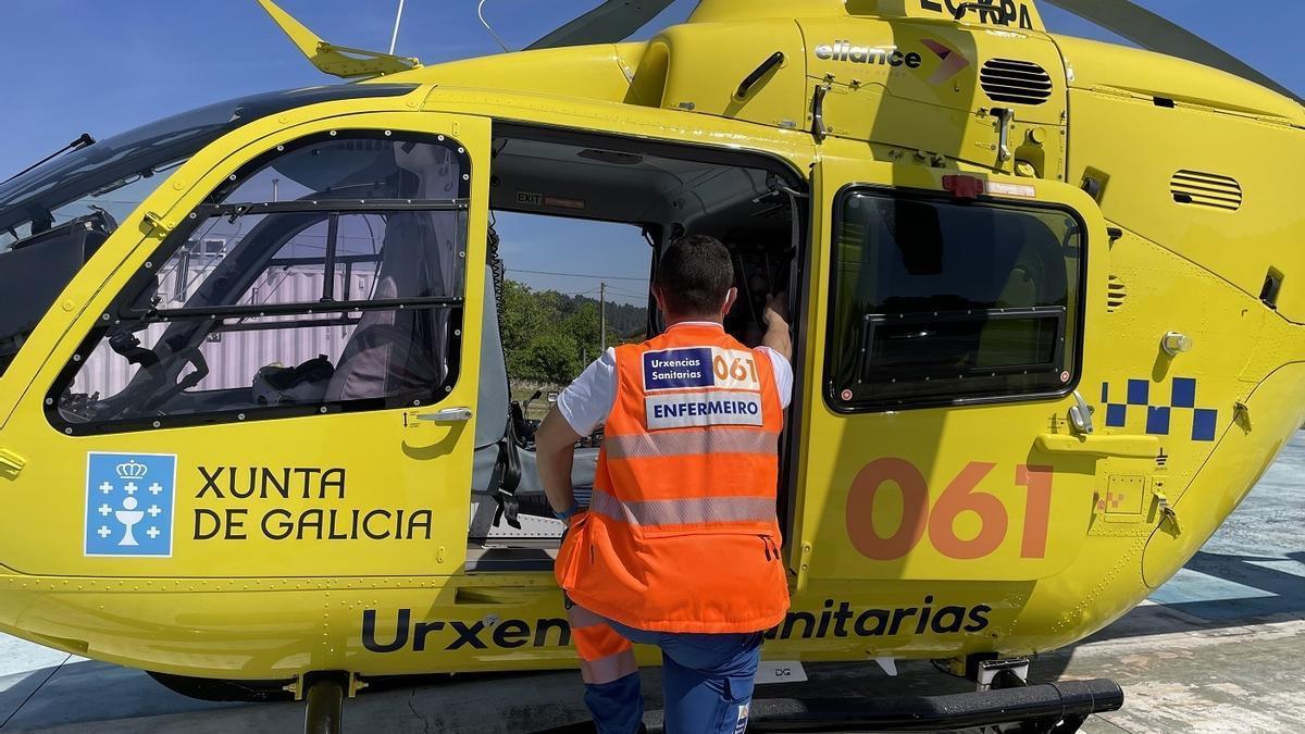 Helicóptero medicalizado del 061