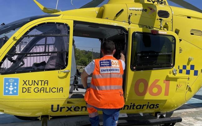 Helicóptero medicalizado del 061