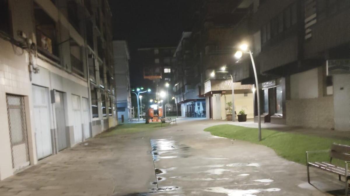 Nuevas luminarias en Traña-Matiena