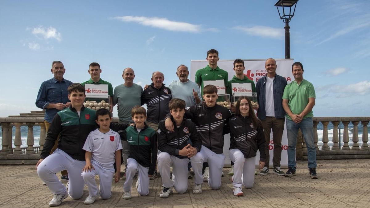 Karlos Arguiñano, en el primer acto de la Fundación Pelota Pro Liga.