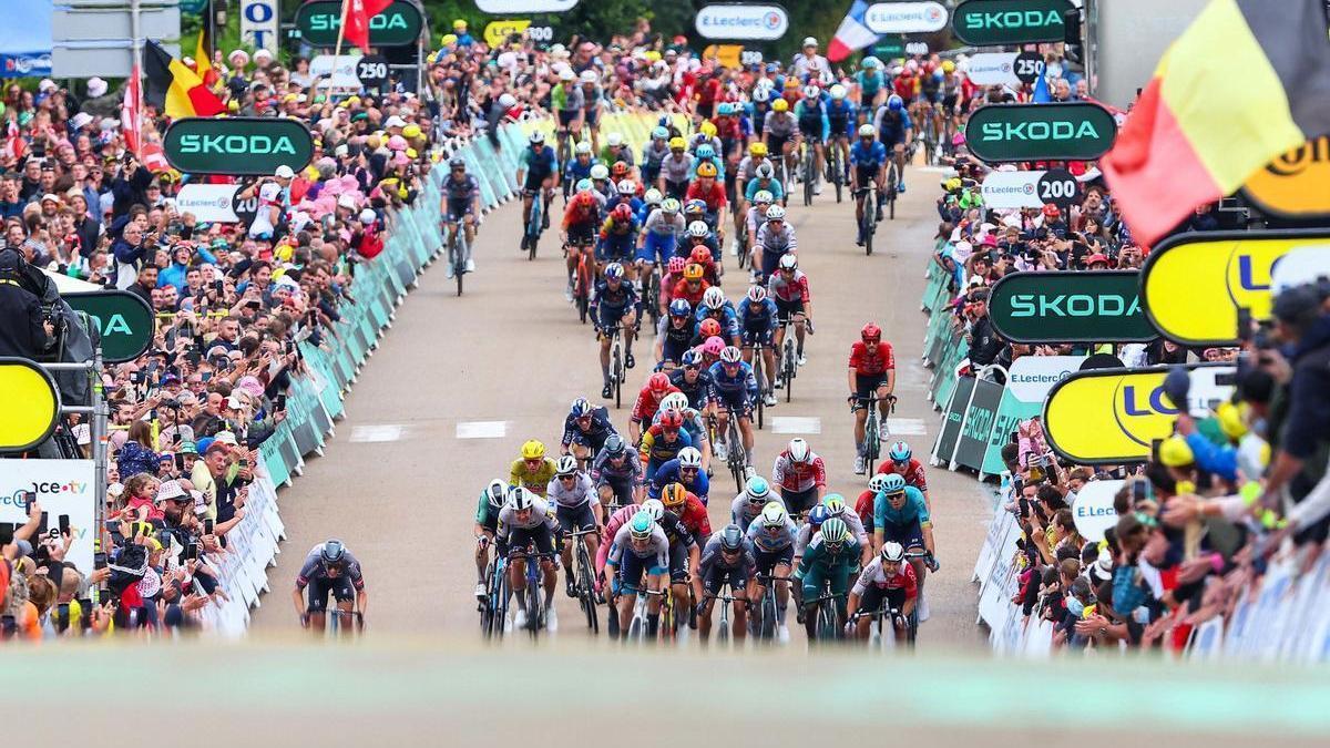 Panorámica del esprint.