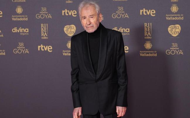 El actor José Sacristán posa en la alfombra roja de los Goya.