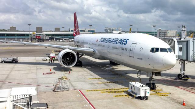 Avión de Turkish Airlines.