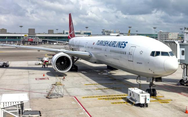 Avión de Turkish Airlines.