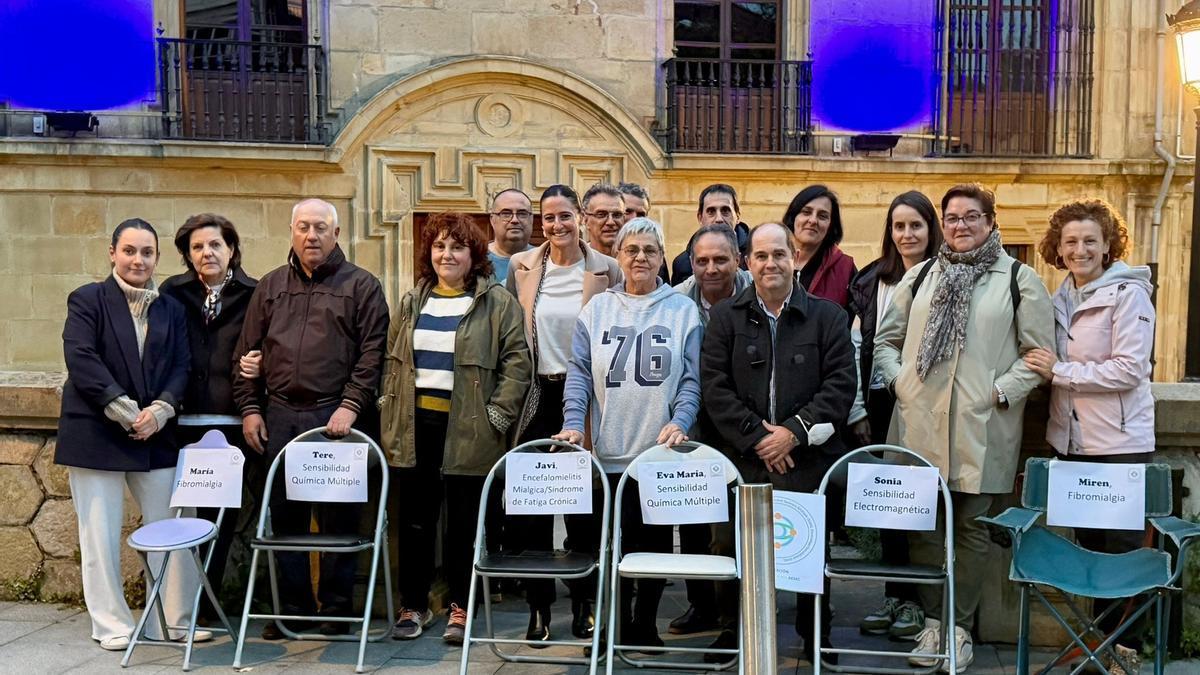 Participantes en la concentración celebrada este martes frente al Museo de Durango.