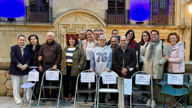 Participantes en la concentración celebrada este martes frente al Museo de Durango.