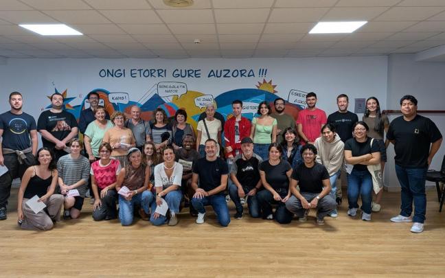 Presentación de nuevo curso de Auzoko esta semana.