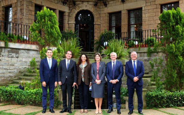 Reunión del Consejo Asesor Regional de BBVA en el Palacio San Joseren de Getxo.