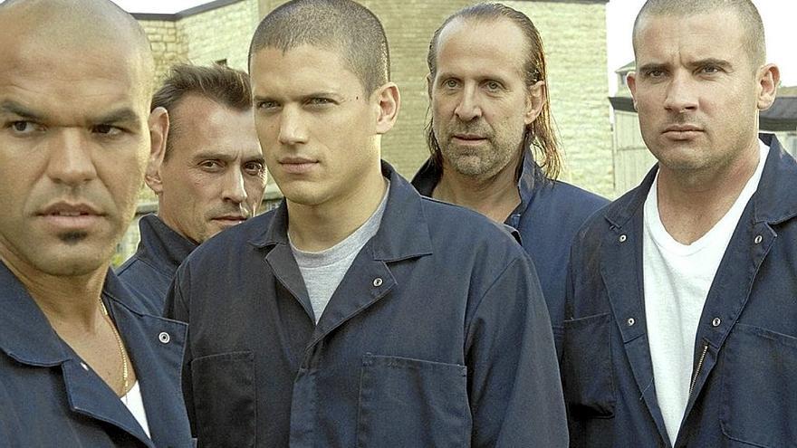 Imagen de los principales protagonistas de la serie ‘Prison Break’.