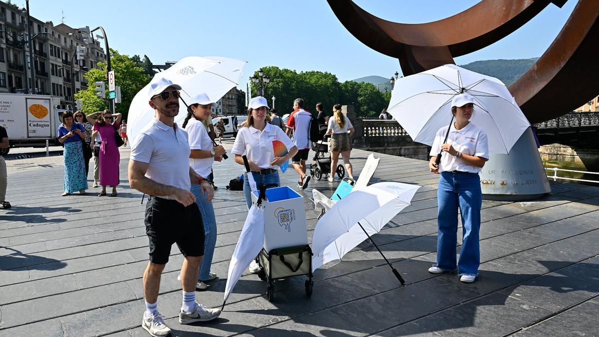 Campaña 'Sombraalagun' sobre los refugios climáticos.