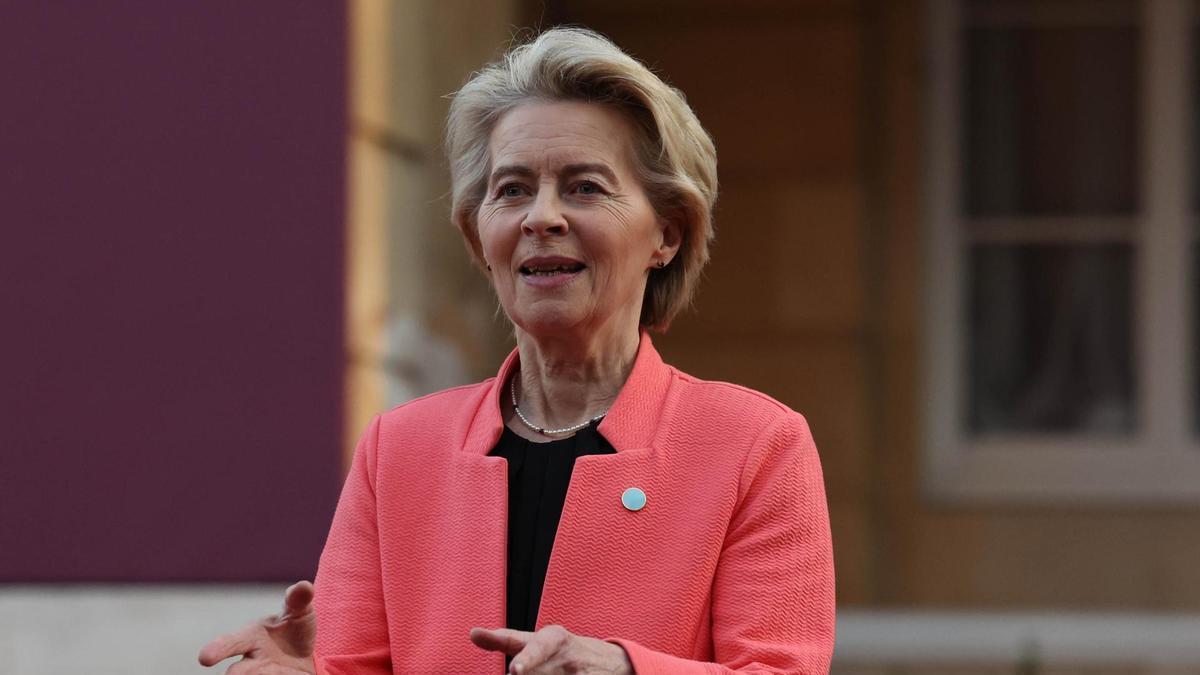 La presidenta de la Comisión Europea, Ursula von der Leyen