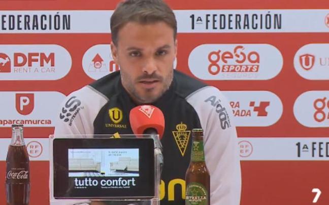 Pedro León durante la rueda de prensa de este jueves.