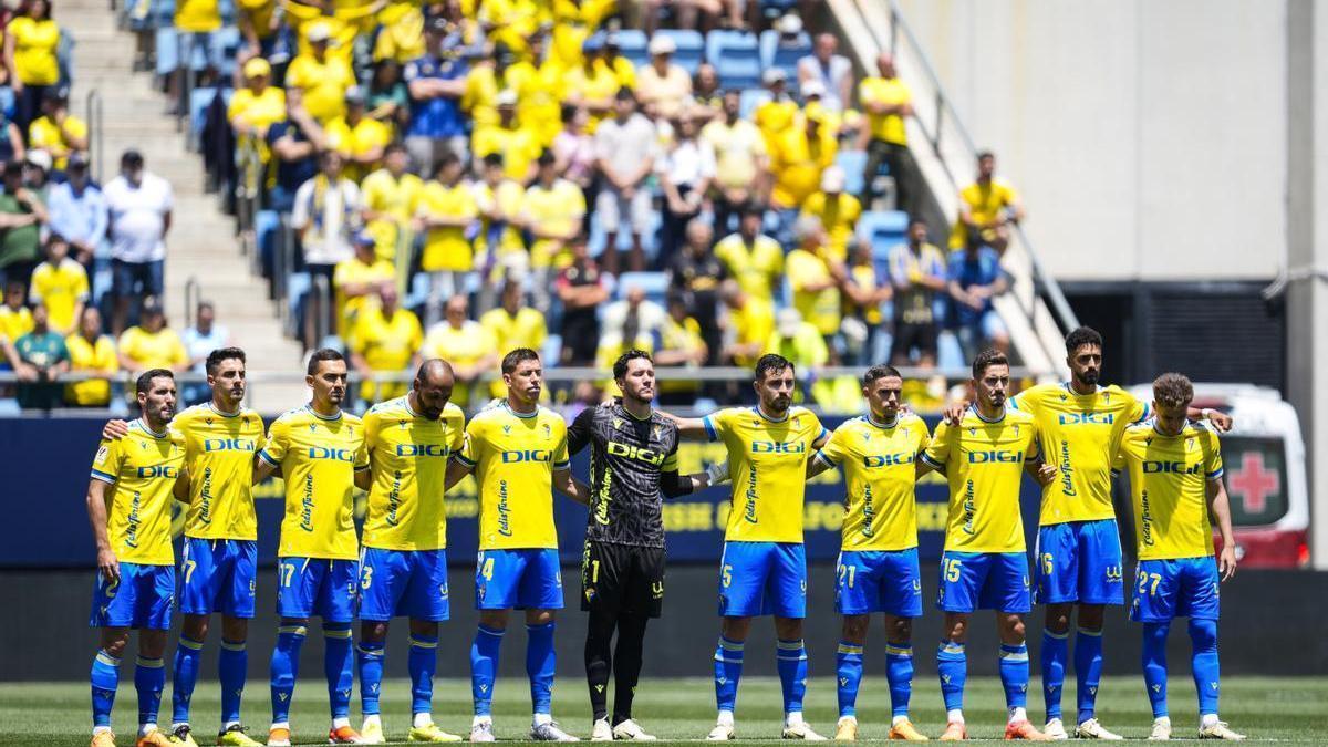 El equipo del Cádiz CF en un encuentro en