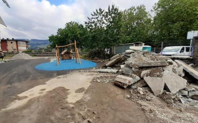 Obras en un centro educativo, en una imagen de archivo.